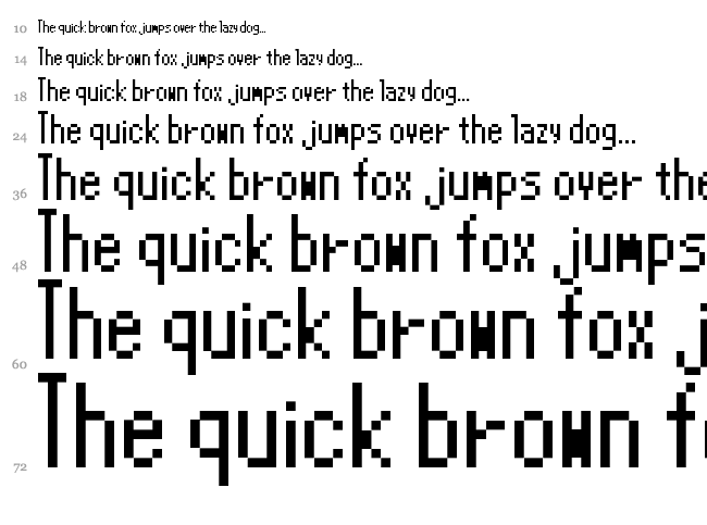 Pokemon X and Y font waterfall